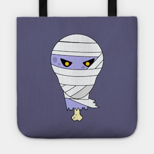 Egyptian evil mummy in bandages Tote