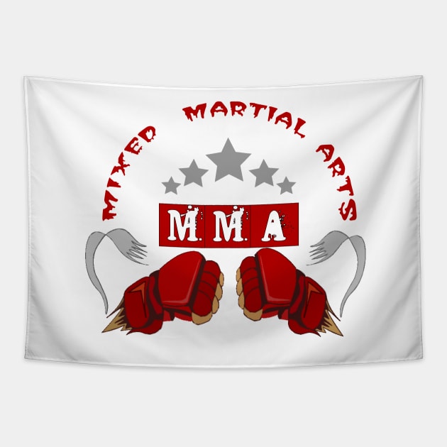 MMA Mixed Martial Arts Venice CA Tapestry by jaml-12