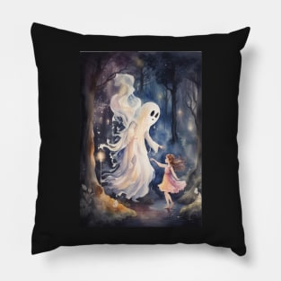 Ghostly Waltz Pillow