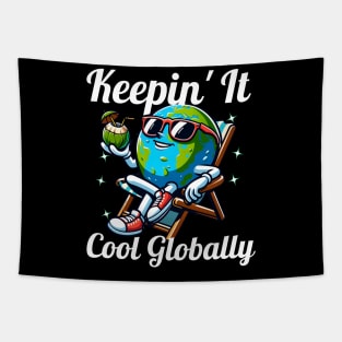 Keepin'it cool globally earth day 2024 Tapestry