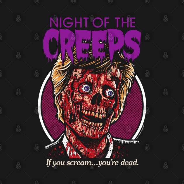 Night Of The Creeps, horror, 80s, cult classic by PeligroGraphics