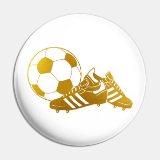 Soccer Art Pin