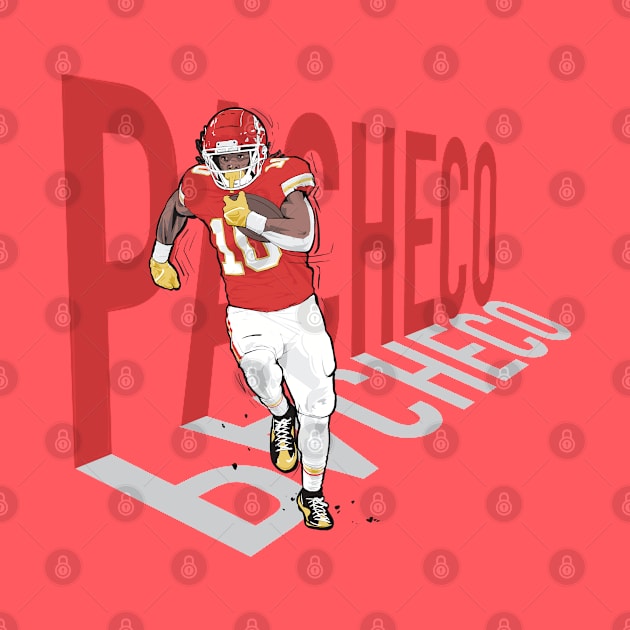 Isiah Pacheco KC Chiefs by RipleyArtShop