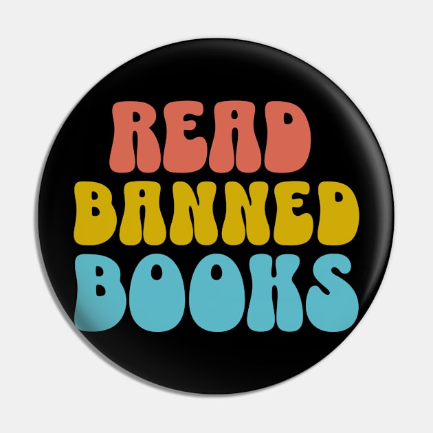 Read Banned Books LGBTQ Pride Anti Racism Pin by PUFFYP