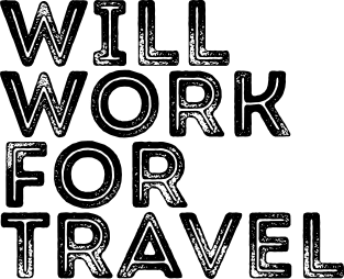 Traveler Quote I Will Work For Travel T-shirt Magnet