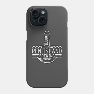 Pen Island Brewing Company Wire Frame Reverse Logo Phone Case