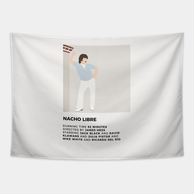 Nacho Libre Minimalist Poster Tapestry by honeydesigns