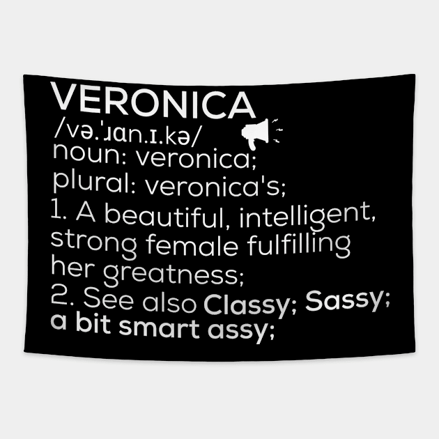 Veronica Name Veronica Definition Veronica Female Name Veronica Meaning Tapestry by TeeLogic