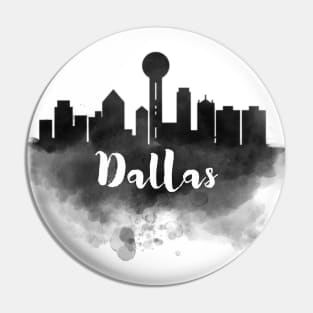 Dallas watercolor Pin