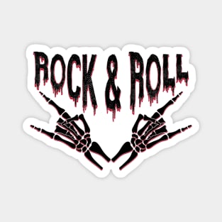 Rock And Roll Hand Sign Magnet