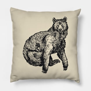 A Levity of Animals: Bear Necessities Pillow