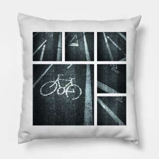 CYCLEWAY BLUES - ON YOUR BIKE Pillow