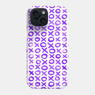 Xoxo valentine's day - purple Phone Case