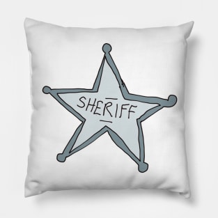 Sheriff badge Pillow