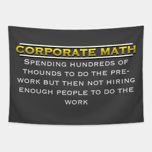 Corporate Math: The Hilarious Hypocrisy Unveiled Tapestry