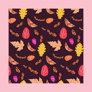 Autumn Leaves Dark T-Shirt