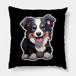 Cute Border Collie Dogs Funny Border Collie Pillow