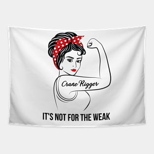 Crane Rigger Not For Weak Tapestry