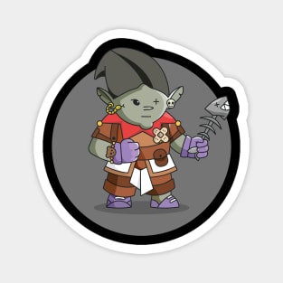 Relic Hunters - Green Goblin with Jester Clothes Magnet