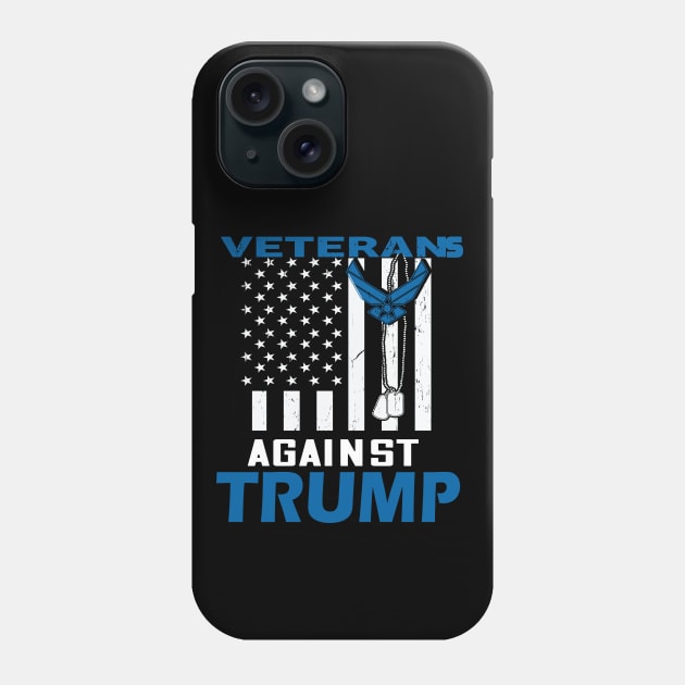 Veterans against Donald Trumo- Anti-Trump 2020 Phone Case by DODG99