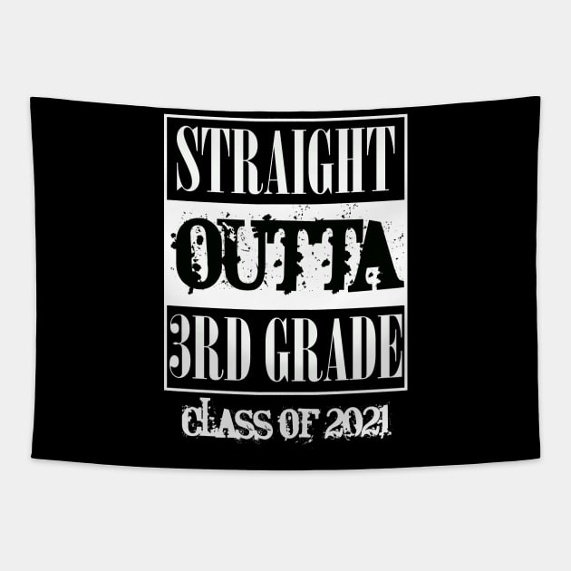 Straight outta 3rd Grade class of 2021 Tapestry by sevalyilmazardal