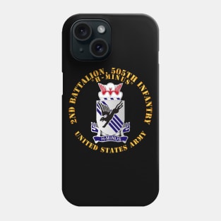 2nd Bn, 505th Infantry Regiment - H-MINUS - DUI X 300 Phone Case