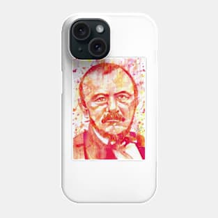 GERARD DE NERVAL watercolor portrait Phone Case