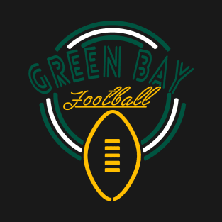 Neon Sign Green Bay Football T-Shirt