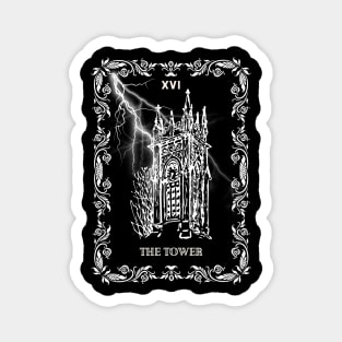 The Tower, Tarot card Magnet