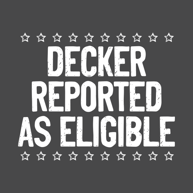 Decker Reported as Eligible Football Quote by k8creates