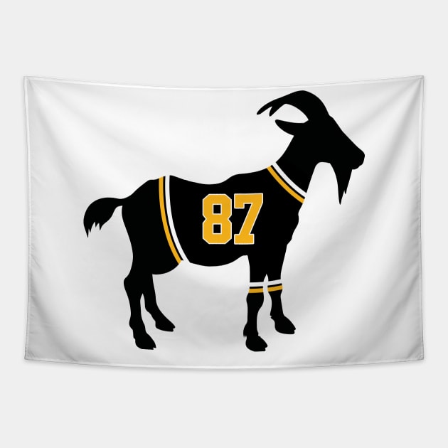 Sidney Crosby Pittsburgh Penguins GOAT Tapestry by cwijeta