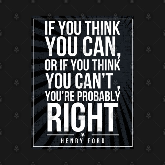 Henry Ford quote Subway style (white text on black) by Dpe1974