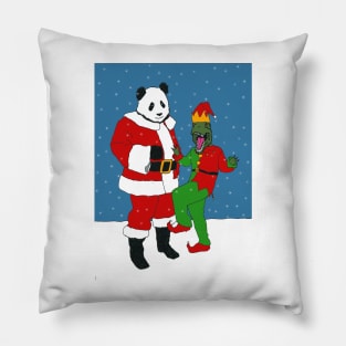 Jurassic Christmas Pillow