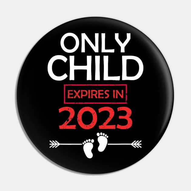 Only Child Expires 2023 Big Sister Big Brother Announcement Pin by cloutmantahnee