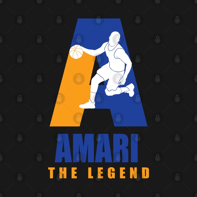 Amari Custom Player Basketball Your Name The Legend by Baseball Your Name