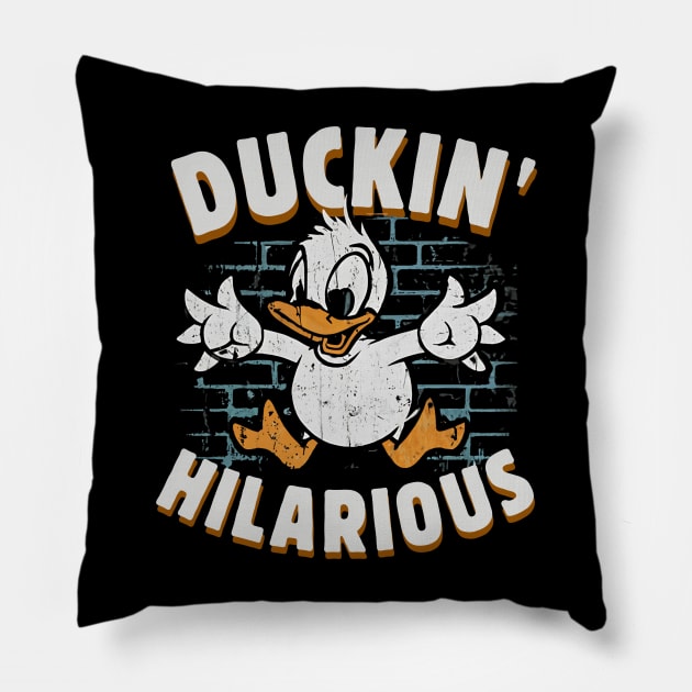 Duckin' Hilarious Pillow by NomiCrafts