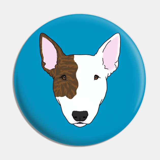 Bull Terrier Pin by childofthecorn