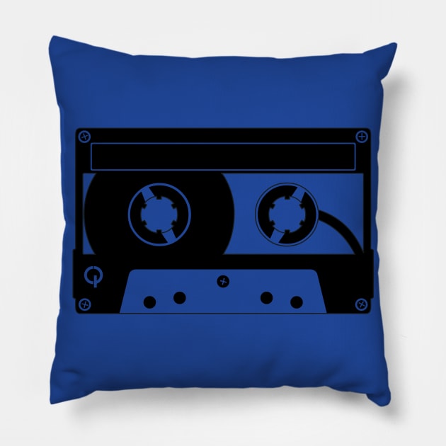 Cassette Tape Pillow by BitemarkMedia