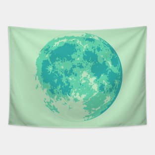 Moon in Creative Celadon style Tapestry