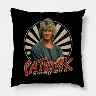 Vintage Circle Patrick Swayze Pillow