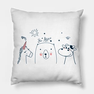 Animals friends Pillow