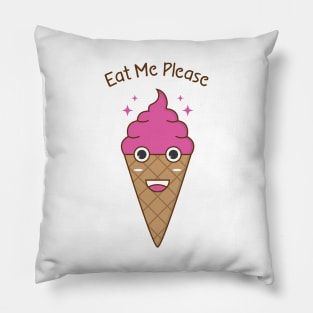 cute ice cream cone Pillow