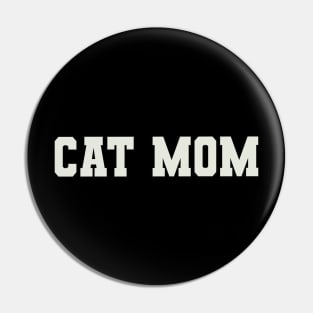 Cat Mom Word Pin