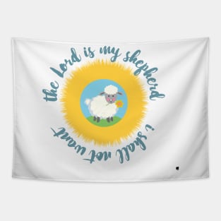 Christian Design - The Lord is my Shepherd Psalm 23 Tapestry