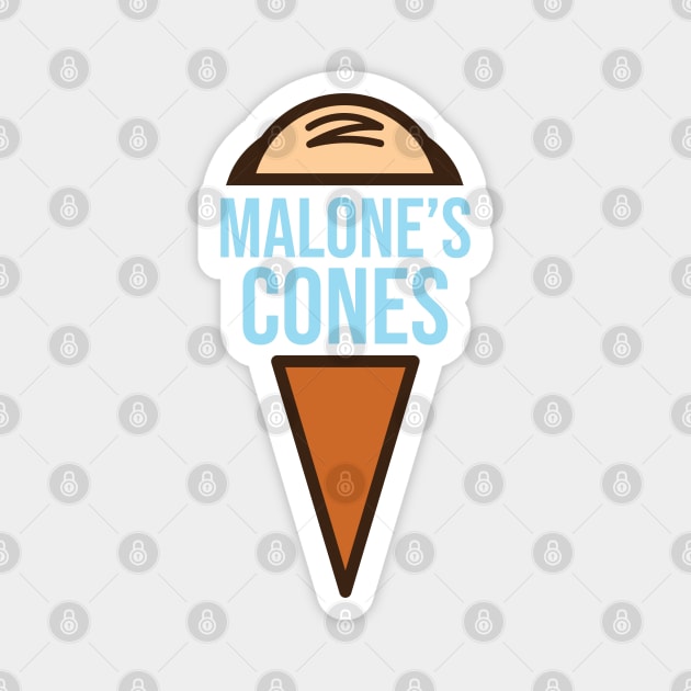 The Office – Malone’s Cones Colour Magnet by Shinsen Merch