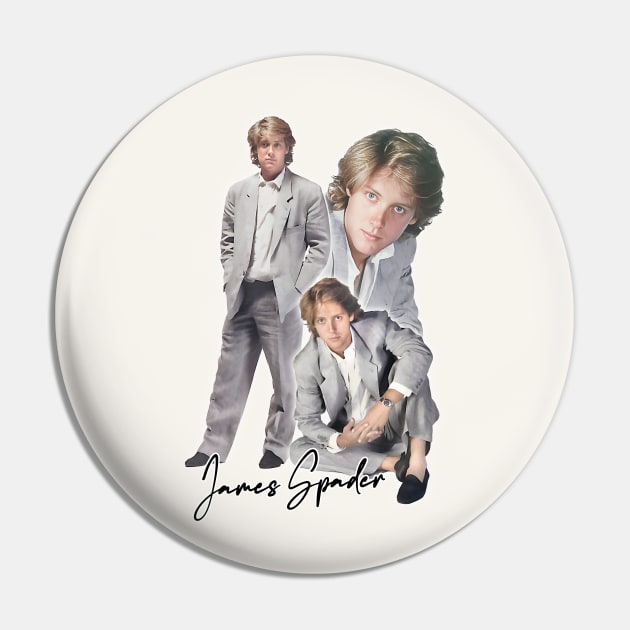 James Spader 80s Retro Design Pin by DankFutura