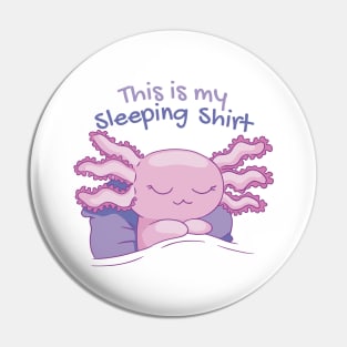 Axolotl Reading P R t shirt Pin