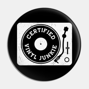 Vintage Kickin' It Old School Turntable // Vinyl Record Collector // Vinyl Junkie Music Lover Pin