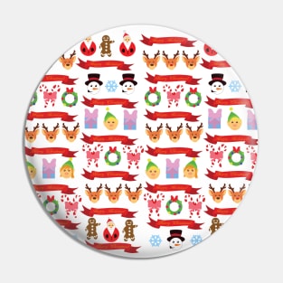 Cute Christmas Pattern Pin