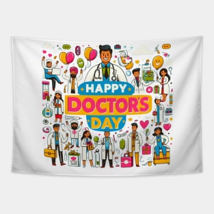 Happy doctor day Tapestry